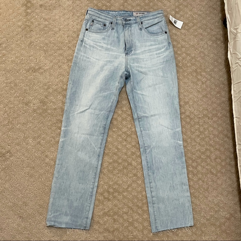 AG white washed jeans NTW